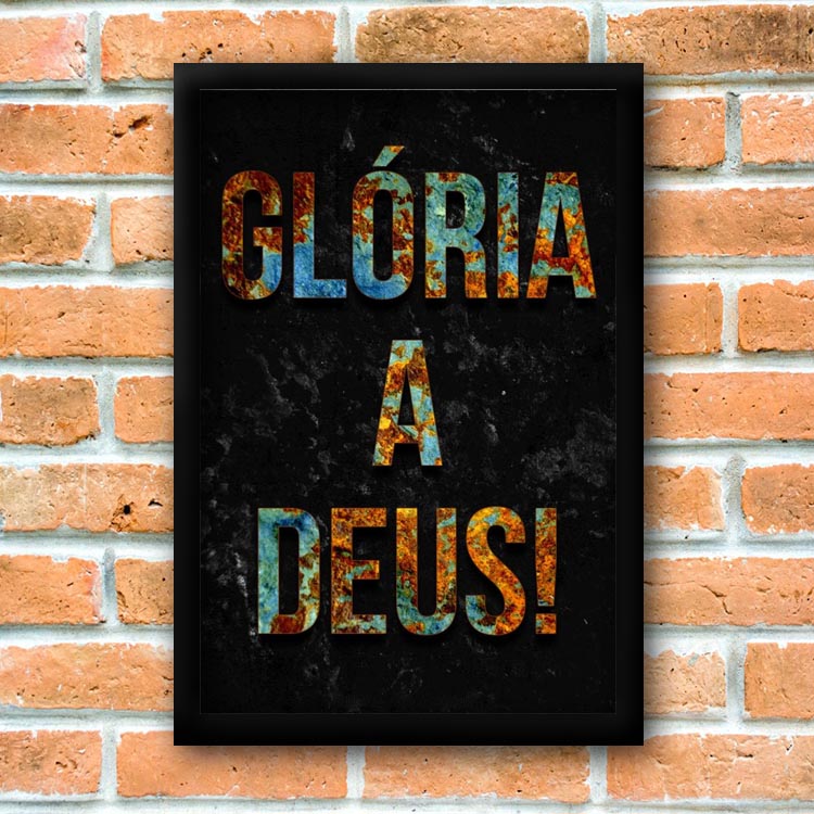 Quadrinho Decorativo - Glória Ferrugem